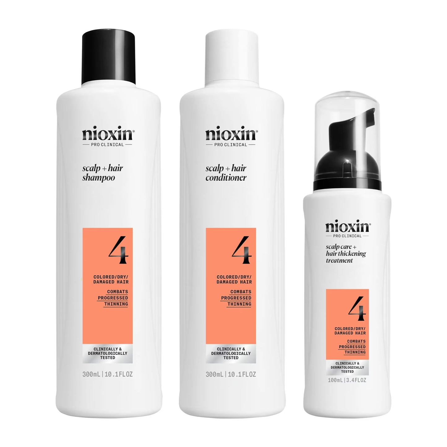 Nioxin System 4 Kit - For Colored Hair with Progressed Thinning