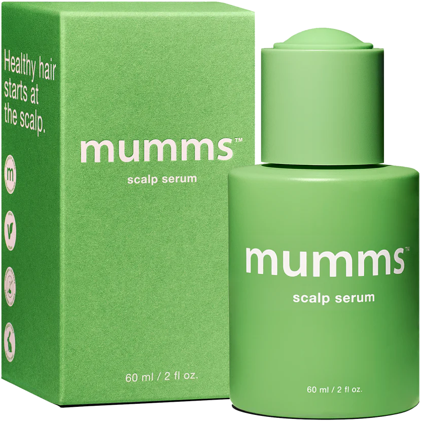 mumms Scalp Serum for Hair Loss - Growth Treatment with Saw Palmetto and Ginger Root 2 fl oz Daily Use