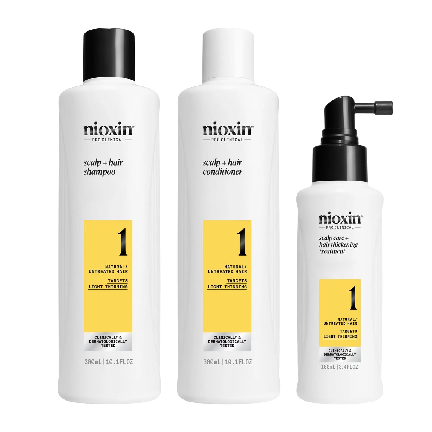 Nioxin System 1 Kit - For Natural Hair with Light Thinning