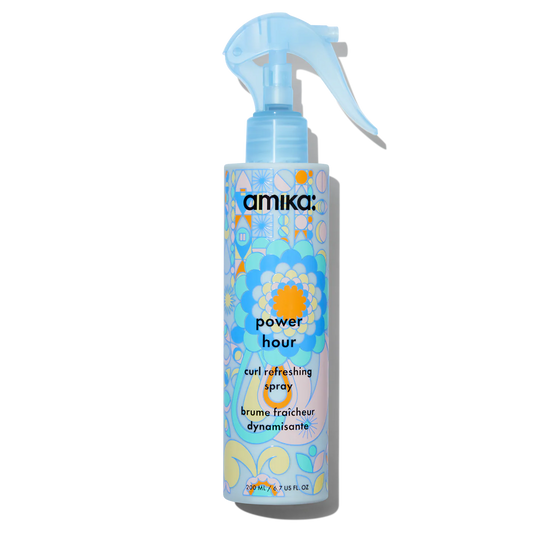 Amika power hour curl hair refreshing spray